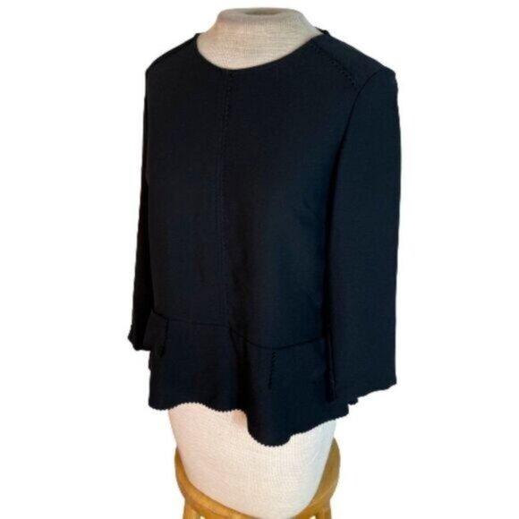 Banana Republic Top Shirt Blouse Black XS - Picture 2 of 5